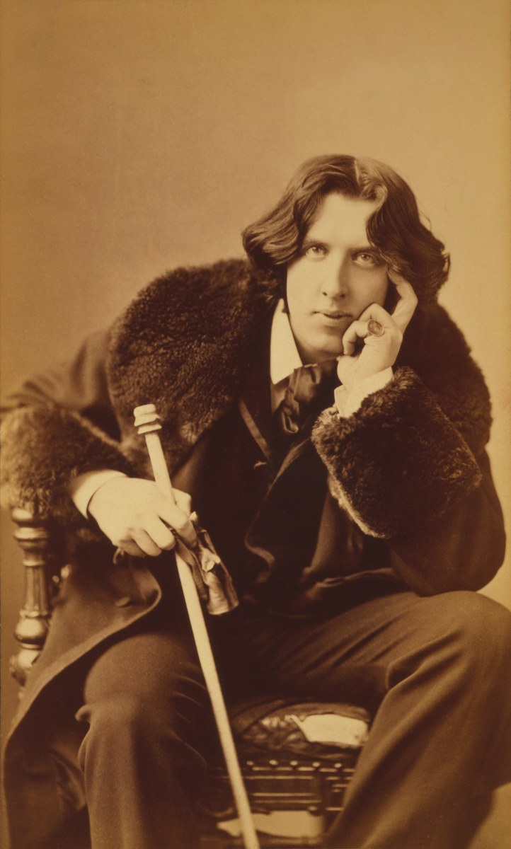 Retrato de Oscar Wilde realizado por Napoleon Sarony en 1882