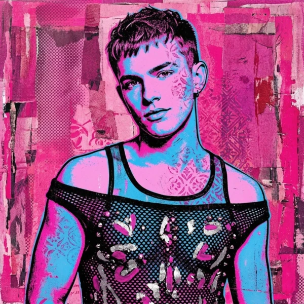 Pink Punk #089 · Freak Pink Signal Rising — obra de Garbi KW